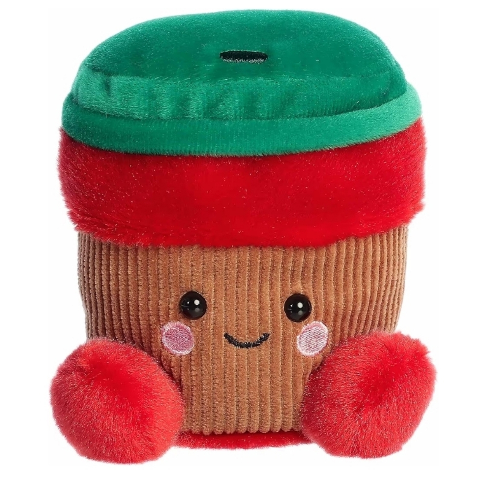 Kids Aurora Jo The Peppermint Mocha 4" Palm Pal Plush NEW WITH TAGS